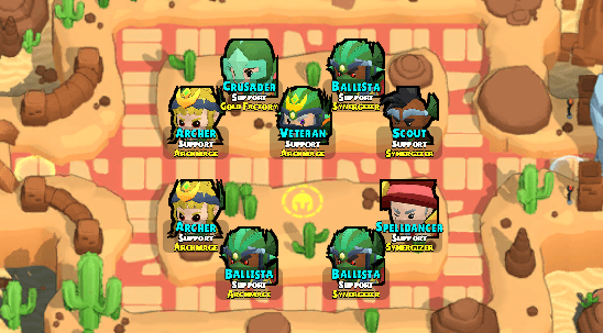 Rank 150 XP Farm layout