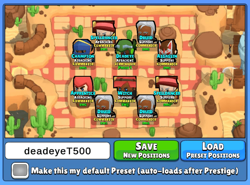 Rank 500 Pushing layout