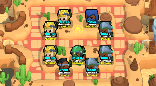 Rank 50 XP Farm layout